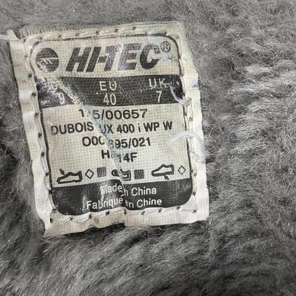 HI-TEC Womens Size 9 Thinsulate Gray DUBOIS 400i WP Winter Walking Snow Boots - Picture 6 of 13